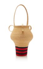 Rosie Assoulin Navy And Red Stripe Jug Bag