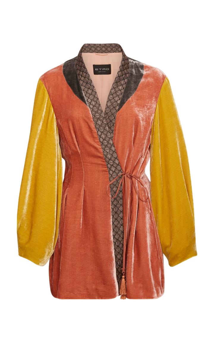 Etro Penrose Embroidered Velvet Jacket