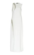 Versace Chain Detail White Gown