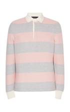 Ermenegildo Zegna Striped Collared Cotton-blend Sweater