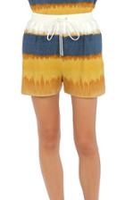 Moda Operandi Alberta Ferretti I Love Summer Tie Dye Cotton Shorts