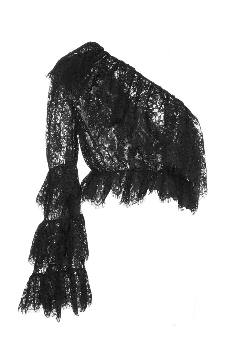 Dundas One Shoulder Lace Top