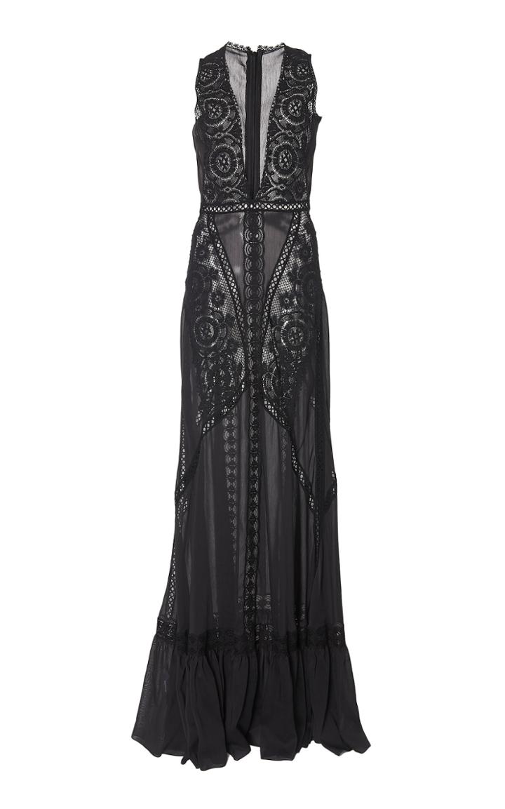 Zuhair Murad Crotched Cotton-blend Dress