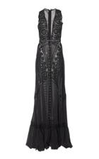 Zuhair Murad Crotched Cotton-blend Dress