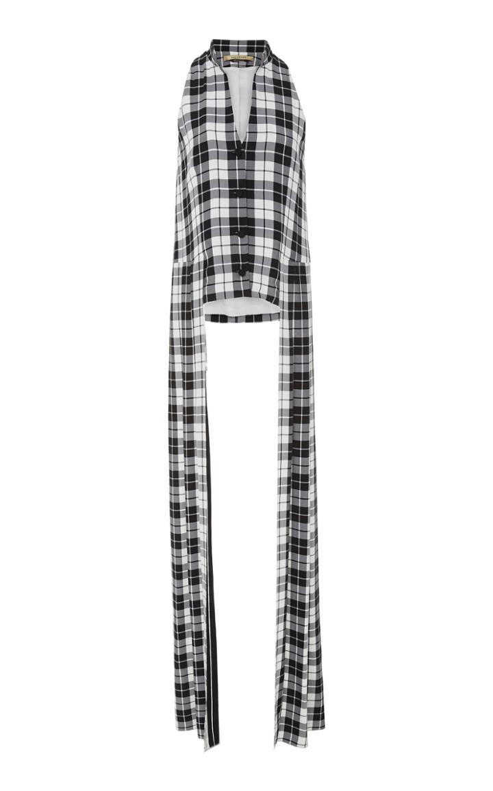 Hellessy Arcade Plaid Vest