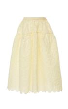 Moda Operandi Cecilie Bahnsen Kolbi Embroidered Skirt Size: 6