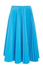 Cdric Charlier High-rise Pleated Crepe Midi Skirt