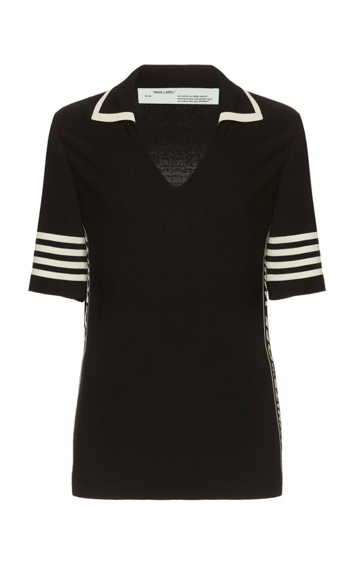 Off-white C/o Virgil Abloh Knit Tennis Polo T-shirt