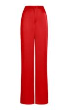 Moda Operandi Lapointe High-rise Double-faced Satin Wide-leg Trousers