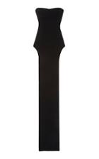 Monot Side Cutout Crepe Dress