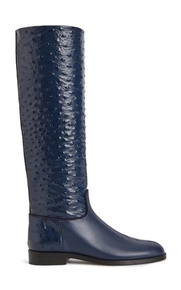 Moda Operandi Brock Collection Embossed Knee High Riding Boots