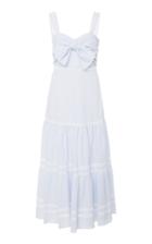 Jonathan Simkhai Tiered Cotton-blend Maxi Dress