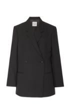 Toteme Loreo Oversized Double-breasted Wool-blend Blazer