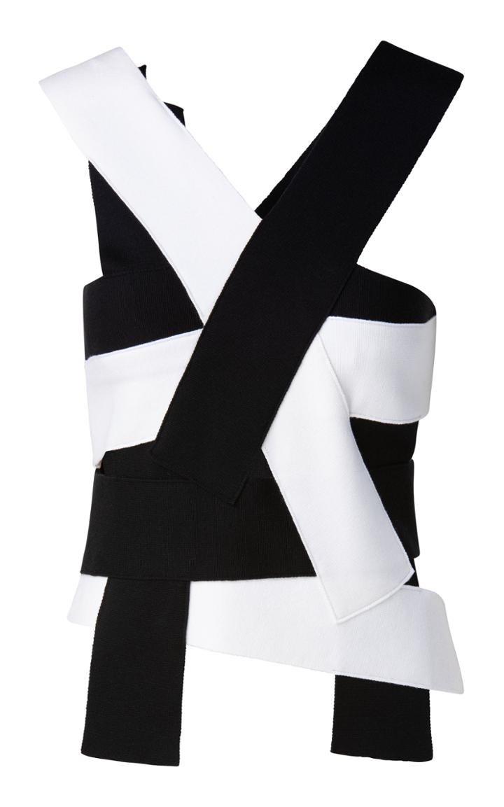 Moda Operandi Akris Patchwork Wool-knit Top