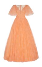 Zac Posen Polka-dot Tulle Ball Gown