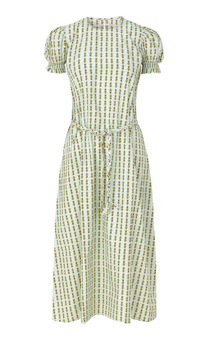 Helmstedt Belted Silk Blend Midi Dress