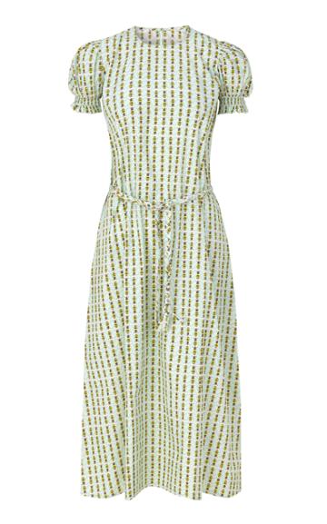 Helmstedt Belted Silk Blend Midi Dress