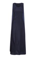 Bevza Taffeta Midi Dress With Train