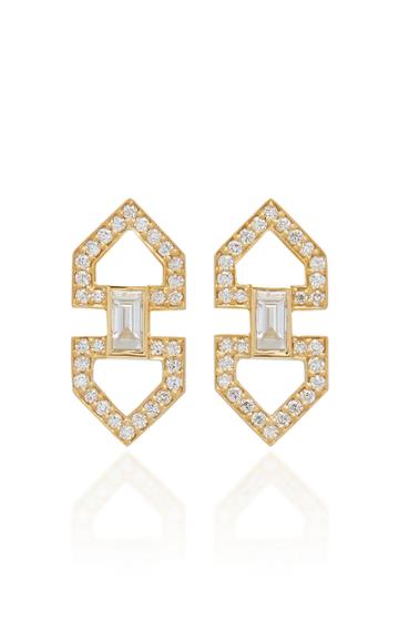Doryn Wallach Harlow Stud Diamond Earrings