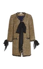 Moda Operandi Tory Burch Macrame Tweed Coat Size: 00