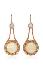 Martin Katz 18k Rose-gold Multi-stone Earrings