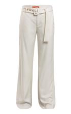 Maggie Marilyn Nothing Stopping Me Belted Twill Wide-leg Pants