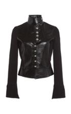 Moda Operandi Paco Rabanne Cropped Leather Jacket