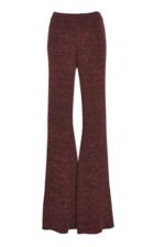 Victoria Victoria Beckham Marled Knit Flared Pants