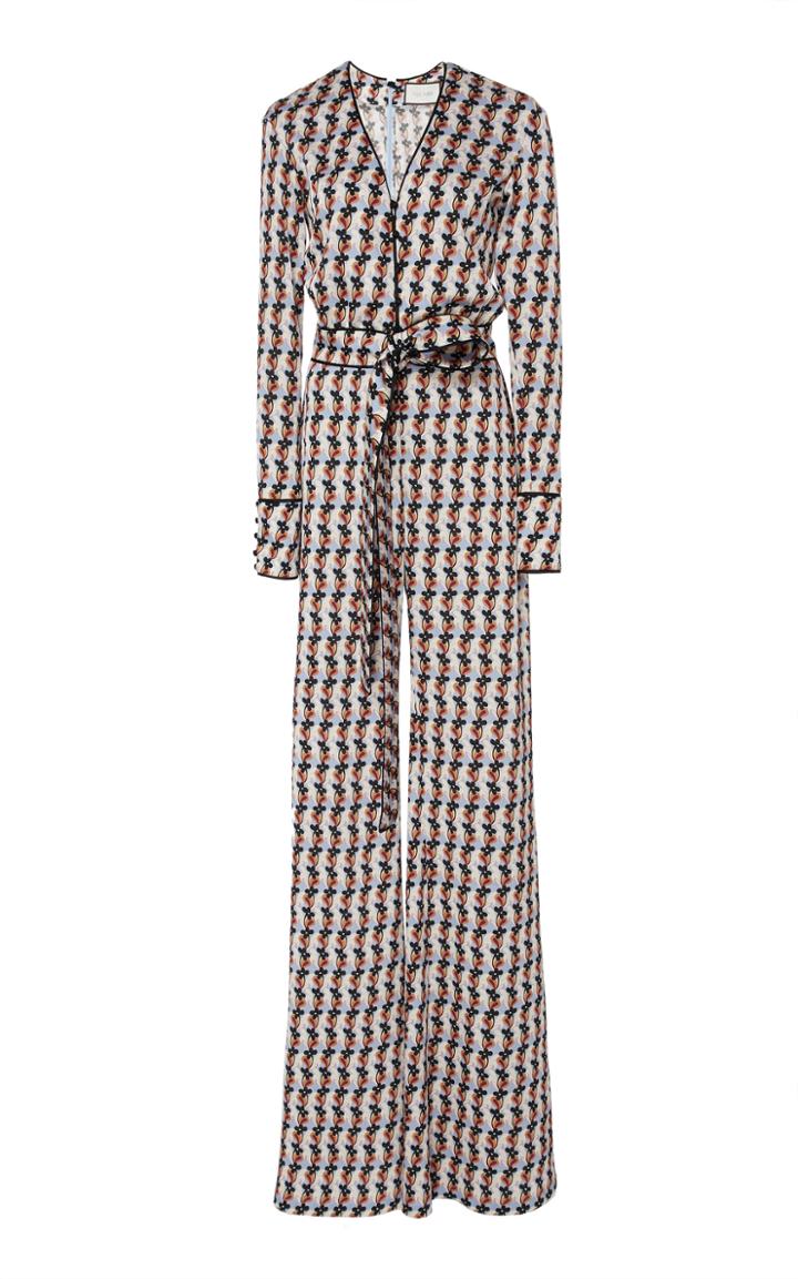 Alexis Yarra Floral-print Crepe Wide-leg Jumpsuit