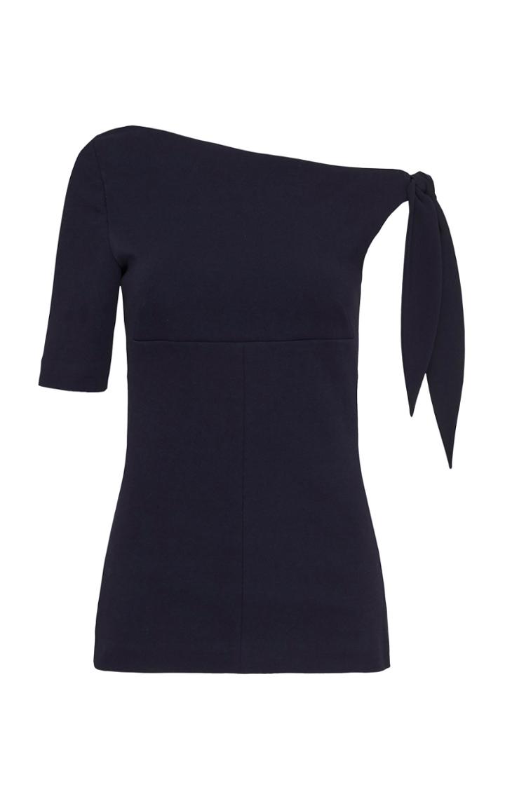 Rachel Gilbert Avery One-shoulder Crepe Top