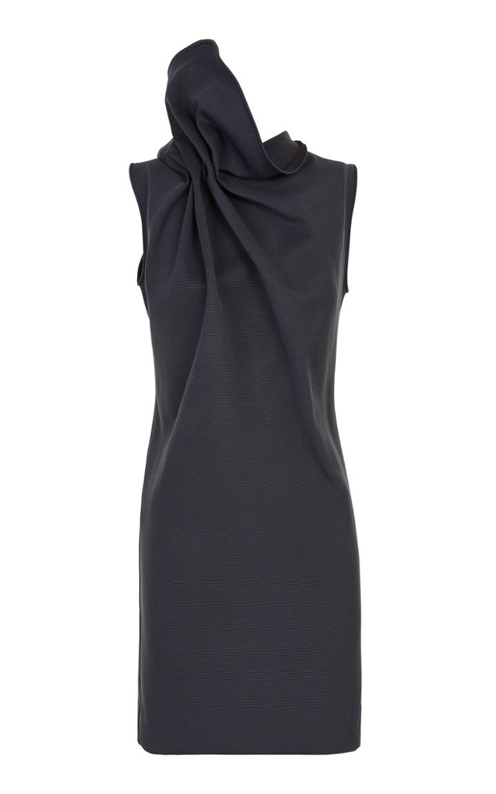 Maticevski Posie Structured Neckline Mini Dress