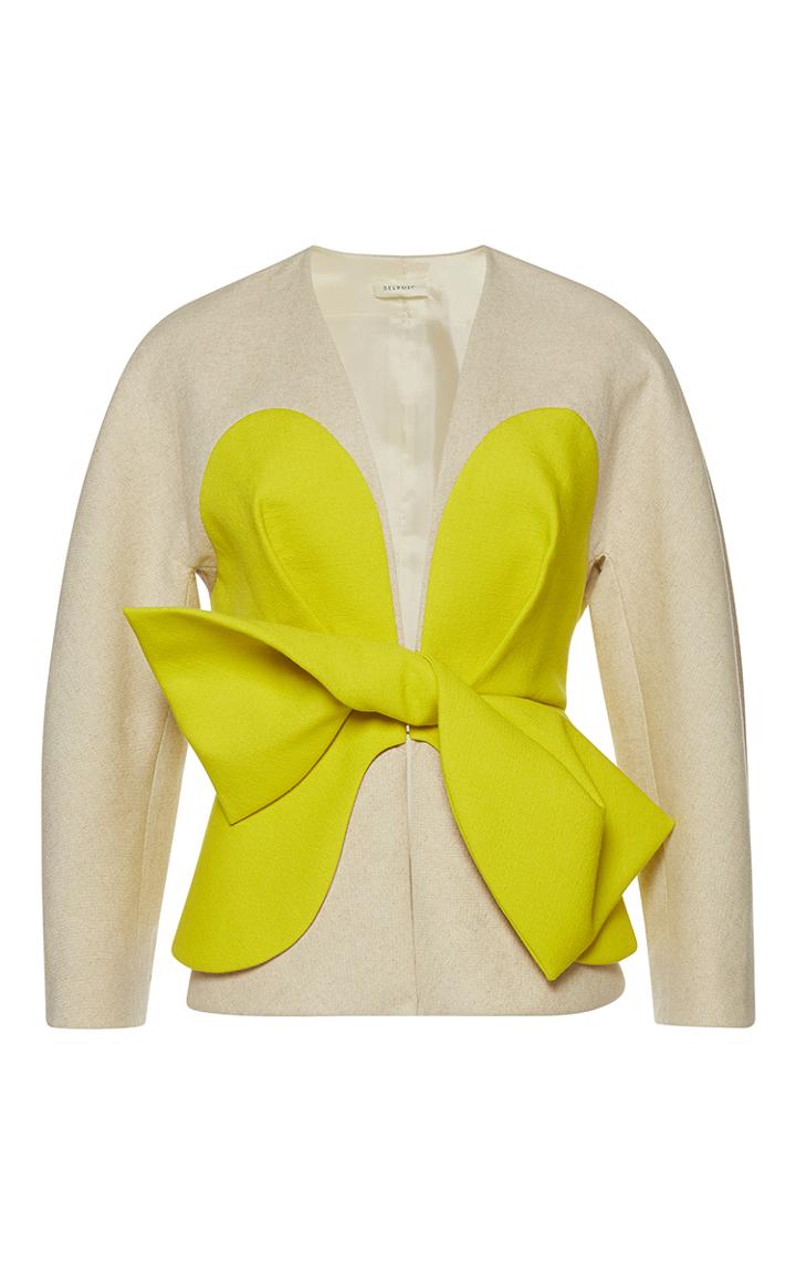 Delpozo Jacket With Contrast Yoke