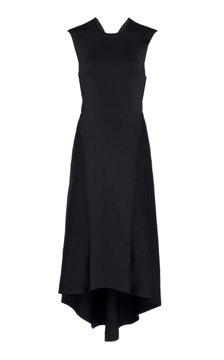Victoria Beckham Cross Back High-low Midi Dress