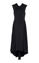 Victoria Beckham Cross Back High-low Midi Dress