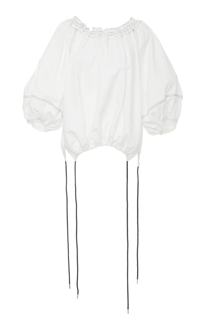 Lee Mathews Charlie Drill Side Tie Top