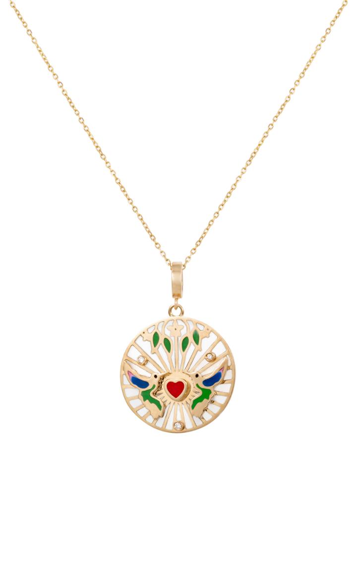 Moda Operandi L'atelier Nawbar 18k Yellow Gold The Love Bird Pendant