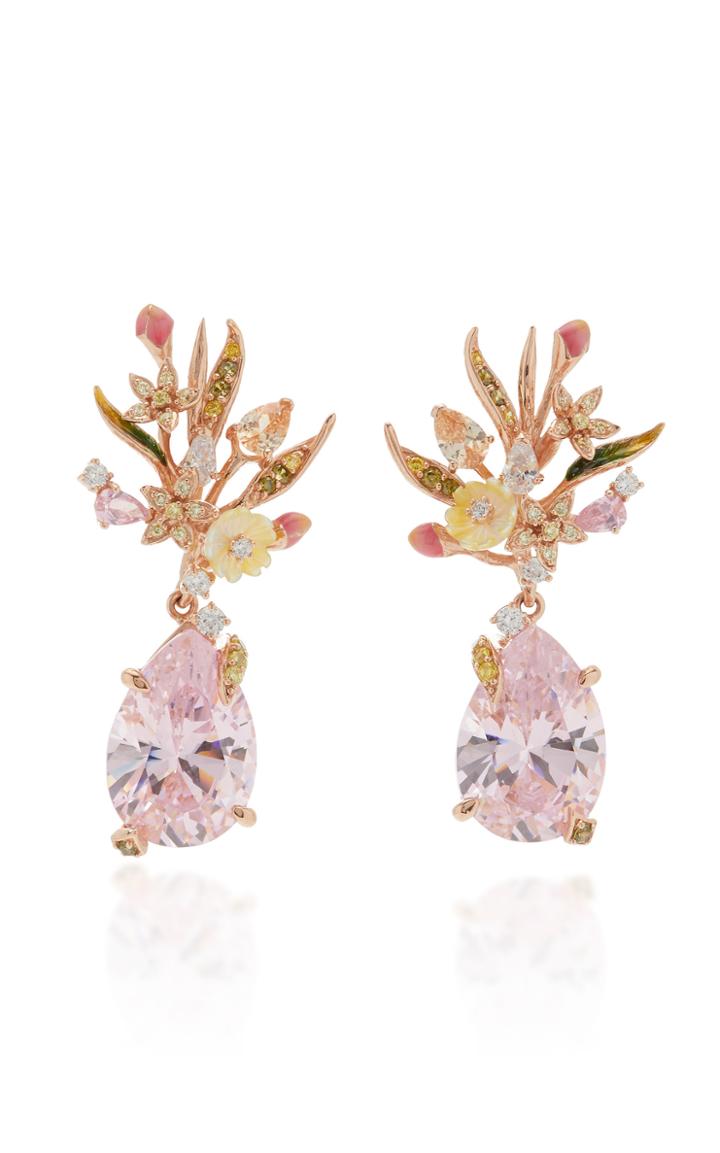 Anabela Chan Posie 18k Rose Gold Vermeil Multi-stone Earrings