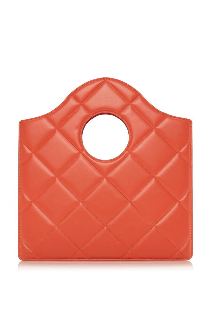 Moda Operandi A.w.a.k.e. Mode Haga Quilted Leather Top Handle Bag