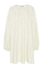 Lee Mathews Elka Striped Cotton-seersucker Tunic