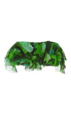 Agua De Coco Folhas Ruffle Bikini Top