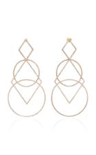 Diane Kordas Diamond Shape Earrings