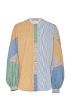Silvia Tcherassi Striped Filia Cotton Blouse
