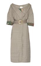 Johanna Ortiz Tradition Belted Printed Wool-felt Coat