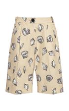 Moda Operandi Rowen Rose Printed High-rise Cotton Short Size: 32