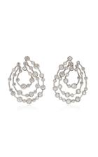 Ruth Grieco 18k White Gold Diamond Earrings