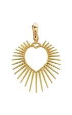 Moda Operandi Tara Hirshberg 18k Yellow Gold Halo Heart Charm
