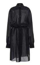 Moda Operandi Ann Demeulemeester Collared Buckled-detail Top Size: 34