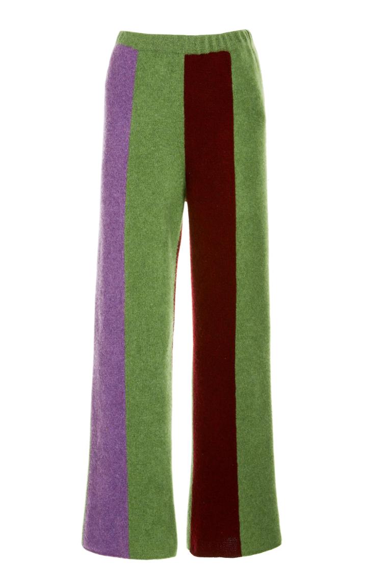 Moda Operandi The Elder Statesman Striped Cashmere Baja Pants