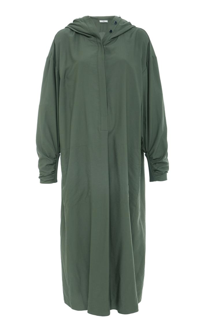 Tibi Hoodie Pull On Shirtdress