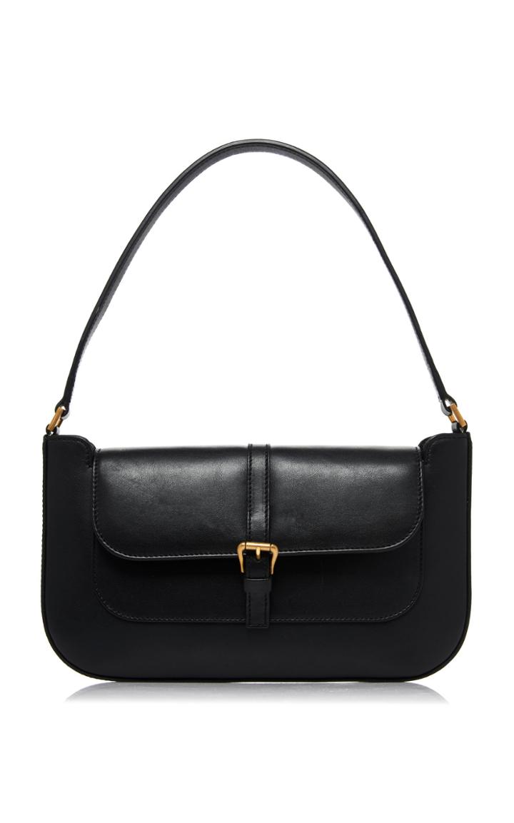 By Far Miranda Leather Flap Bag